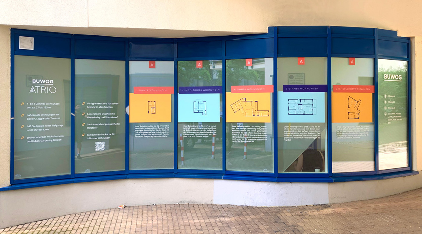 STAUB_Immobilienmarketing_BUWOG-Atrio_Vermietbüro2