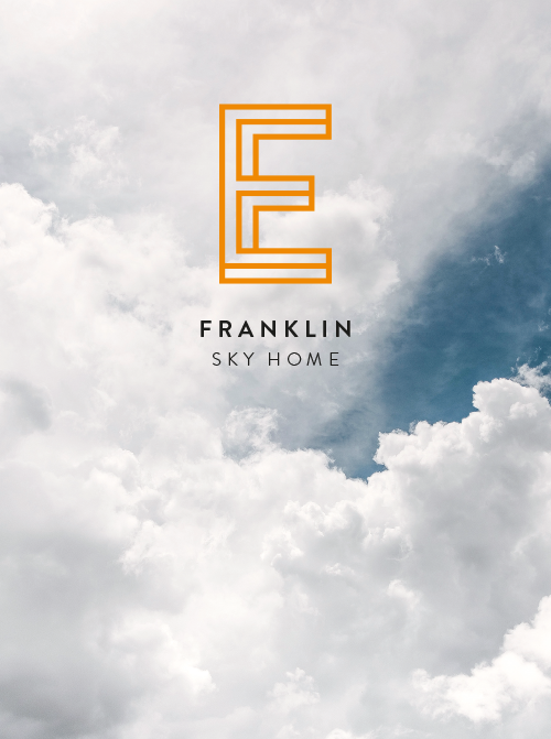 Staub real estate marketing Projekt E-Franklin Logo vor Himmel